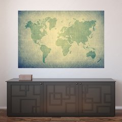 Painel Adesivo de Parede - Mapa Mundi - Mundo - 838pn