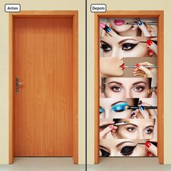 Adesivo Decorativo de Porta - Salão de Beleza - 844cnpt - comprar online
