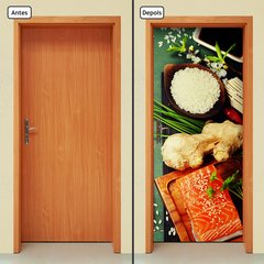Adesivo Decorativo de Porta - Comida Japonesa - 848cnpt - comprar online