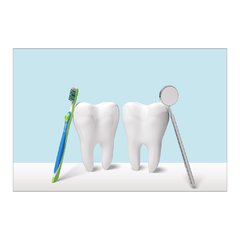 Painel Adesivo de Parede - Dentista - 849pn - comprar online
