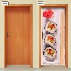 Adesivo Decorativo de Porta - Comida Japonesa - 851cnpt - comprar online