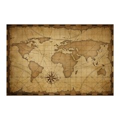 Painel Adesivo de Parede - Mapa Mundi - Mundo - 853pn - comprar online