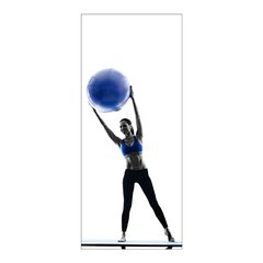 Adesivo Decorativo de Porta - Fitness - Pilates - 869cnpt na internet