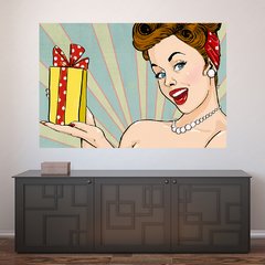 Painel Adesivo de Parede - Pin-up - Mulher - 874pn