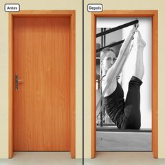 Adesivo Decorativo de Porta - Fitness - Pilates - 876cnpt - comprar online