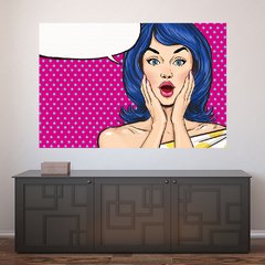 Painel Adesivo de Parede - Pin-up - Mulher - 877pn
