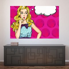 Painel Adesivo de Parede - Pin-up - Mulher - 879pn