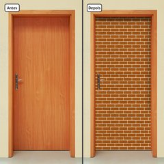 Adesivo Decorativo de Porta - Tijolos - 890cnpt - comprar online