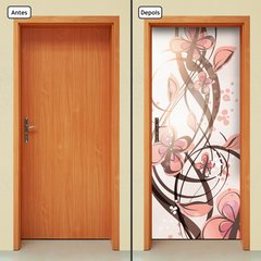 Adesivo Decorativo de Porta - Floral - 891cnpt - comprar online