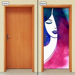 Adesivo Decorativo de Porta - Salão de Beleza - Moda - 897cnpt - comprar online