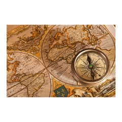 Painel Adesivo de Parede - Mapa - Bússola - 909pn - comprar online