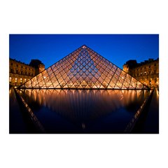 Painel Adesivo de Parede - Museu do Louvre - Paris - 926pn - comprar online