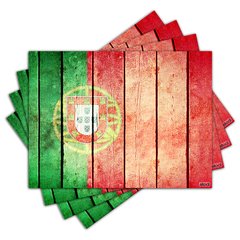 Jogo Americano - Bandeira Portugal com 4 peças - 931Jo