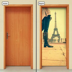 Adesivo Decorativo de Porta - Torre Eiffel - Paris - 935cnpt - comprar online
