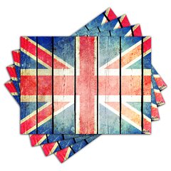 Jogo Americano - Reino Unido com 4 peças - 937Jo