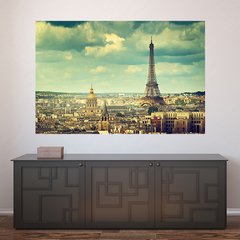 Painel Adesivo de Parede - Torre Eiffel - Paris - 945pn
