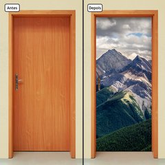 Adesivo Decorativo de Porta - Montanha - Natureza - 961cnpt - comprar online