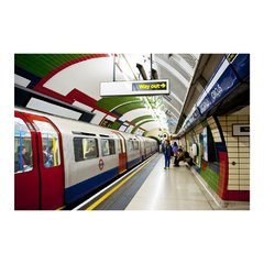 Painel Adesivo de Parede - Londres - Metrô - 961pn - comprar online