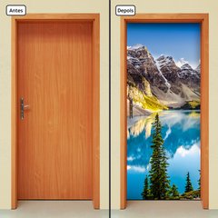 Adesivo Decorativo de Porta - Montanha - Natureza - 965cnpt - comprar online