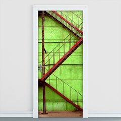 Adesivo Decorativo de Porta - Escada - 971cnpt