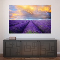 Painel Adesivo de Parede - Flores - Lavanda - 975pn