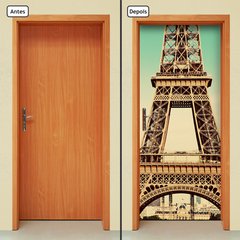 Adesivo Decorativo de Porta - Torre Eiffel - Paris - 985cnpt - comprar online
