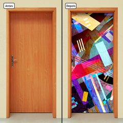 Adesivo Decorativo de Porta - Abstrato - 989cnpt - comprar online