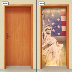 Adesivo Decorativo de Porta - Estados Unidos - 992cnpt - comprar online