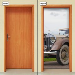 Adesivo Decorativo de Porta - Carro Vintage - 993cnpt - comprar online