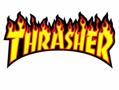 STICKER THRASHER FLAMES XL (STITHR001) - comprar online