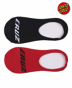 SANTA CRUZ NO SHOW SOLID STRIP SOCK X2 (SOCSC016)