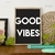 CUADRO GOOD VIBES BLACK - comprar online