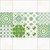 AZULEJOS SAGRES VERDE x 6 unidades