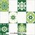 AZULEJOS FÁTIMA VERDE 15x20 cm x 6 unidades - comprar online