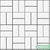 ROLLO AZULEJOS TETRIS ADHESIVOS - BLANCO BRILLO JUNTA NEGRA