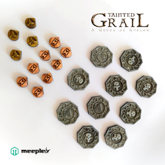 Tainted Grail: Kit de Moedas e Marcadores de Metal na internet