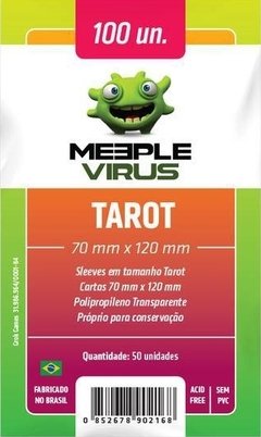 Sleeve Meeple Virus Tarot 70 x 120 mm - 100 unidades - comprar online