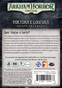 Fortuna e Loucura - Exp Cenário Arkham Horror: Card Game - comprar online