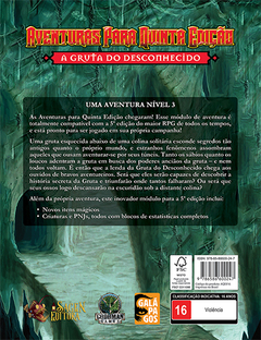 Aventuras para Quinta Edição #16: A Gruta do Desconhecido - comprar online