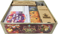 Organizador para Arcadia Quest Inferno (encomenda) - Caixinha Boardgames