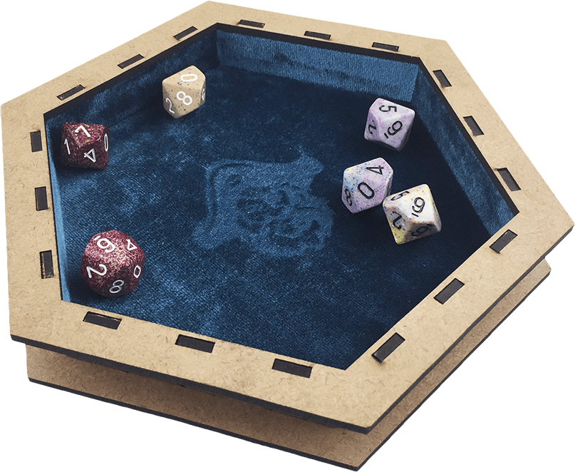 Bandeja de dados para RPG e jogos de tabuleiro Dice tray - Mercado