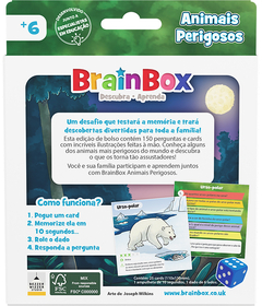 BrainBox Pocket: Animais Perigosos - comprar online