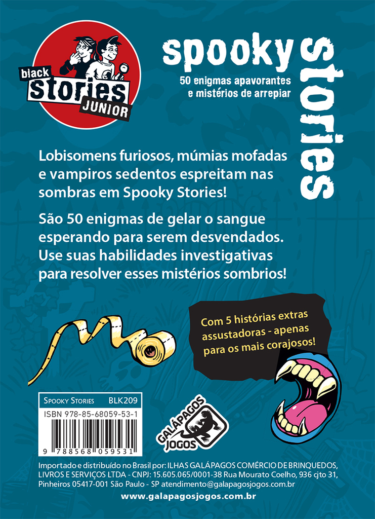 Black Stories: Sexo & Crime - Jogo de Cartas - Galápagos