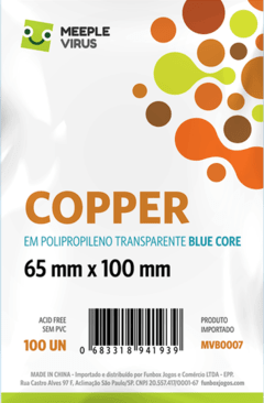 Sleeve Blue Core Copper 65 x 100mm - 100 Unidades