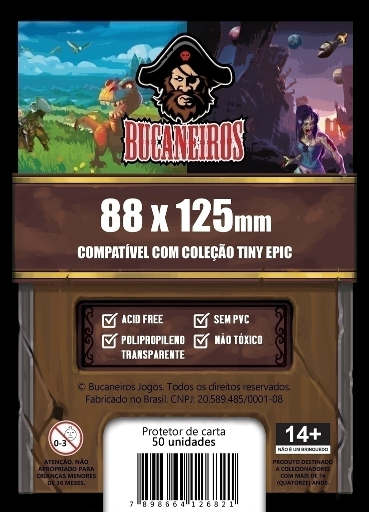 Sleeve MeepleBR Tiny Epic - Caixinha Boardgames