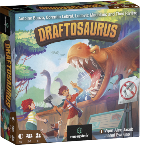 Ilha dos Dinossauros - Jogo de Tabuleiro - MeepleBR (em português)