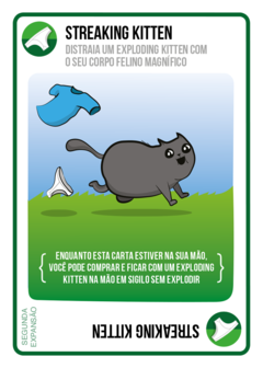 Streaking Kittens - Expansão Exploding Kittens - loja online