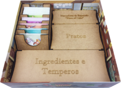 Organizador para Kitchen Rush - Caixinha Boardgames