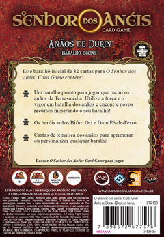 Anões de Durin: Exp Senhor Dos Anéis Card Game - comprar online