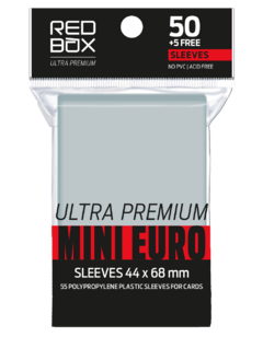 Sleeve Redbox Ultra Premium Mini Euro 44 x 68 mm - 50 unidades